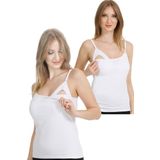 Parlingerie 2Lİ HAMİLE EMZİRME ATLETİ BEYAZ-BEYAZ M BEYAZ-BEYAZ