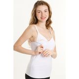 Parlingerie Hamile Emzirme Atleti Kaplı Beyaz - XS