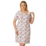 Parlingerie HAMİLE EMZİRME GECELİĞİ KISA KOLLU PUANTİYELİ BEYAZ S PUANTİYELİ BEYAZ