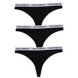 Parlingerie KADIN 3LÜ STRING TANGA SİYAH XL SİYAH