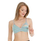 Parlingerie KAPSIZ EMZİRME SÜTYENİÇİZGİLİ MİNT-GRİ MİNT-GRİ 90