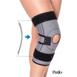 Parlo Ligament ve Patella Destekli Dizlik Ayarlanabilir Ortopedik Diz Desteği Spiral Balenli Diz Destek Bandajı