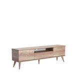 Parma Tv Ünitesi - Açık Ceviz ( Tori) 180x55x40 Cm ( Gxyxd)