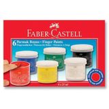 Parmak Boyası 6 Renk 25 Ml 1 Paket 6 Lı Parmak Boya Anasınıfı Okul Öncesi Kreş Etkinlik