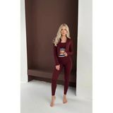Parmak Geçmeli Üçlü Yoga, Spor, Egzersiz,Yürüyüş Takım - Büstiyer, Tayt, Ceket (Aloyazılı)