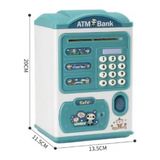 Parmak Izi ve Şifreli Elektronik Atm Kumbara - Renkli - Belirtilmemiş