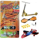 Parmak Kaykay - Skate Board - Paten ve Scooter Oyun Seti - 012-13 - Turuncu (Lisinya)