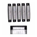 Parmak Led 12-24 Volt Çalışma Özelliği Su Geçirmez (5 Adet)beyaz