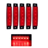 Parmak Led 12-24 Volt Çalışma Özelliği Su Geçirmez (5 Adet)kırmızı