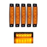 Parmak Led 12-24 Volt Çalışma Özelliği Su Geçirmez (5 Adet)sarı