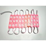 Parmak LED Lamba Pembe 3 LED 140 Lümen 12 Volt 10,lu