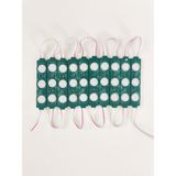 Parmak LED Lamba Yeşil 3 LED 140 Lümen 12 Volt 10,lu