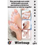 #Parmakayırıcı Halluks Valgus Ortopedik Koruyucu Düzeltici Gece Aparat Silikon Ayak 5 Parmak Ayırıcı