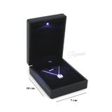 Parmas Design Işıklı Kolye Bileklik ve Set Takı Kutusu Dış 7*10 cm (Birlikte alımlarda takı içerisine yerleştirilerek gönderilir)
