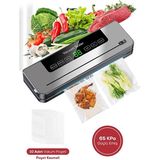 Parmend Life Gıda Vakum Makinesi– Poşet Kesmeli Yiyecek Mühürleme Cihazı Ev ve Restoran + 10 Poşet Hediyeli