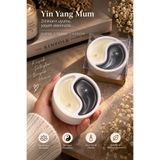 Parmend Life Yin Yang Mum – Seramik Dekoratif Mum, Ev Aksesuarı