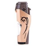Parmida 2 Torch Pürmüz Bronz Desenli Puro Çakmağı - TR3496
