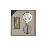 Parmida 3 Torch Gold Çakmak Gold Makas İkili Puro Seti