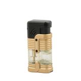 Parmida 3 Torch Pürmüz Gold-Siyah Puro Çakmağı - TR7258