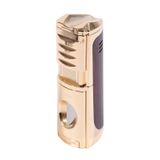 Parmida 3 Torch Pürmüz Kesici & Delicili Gold Metal Puro Çakmağı - TR9525