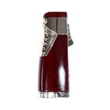 Parmida 3 Torch Pürmüz Kırmızı - Gümüş Puro Çakmağı - TR9025