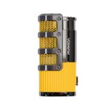 Parmida 3 Torch Pürmüz Sarı - Gunmetal Metal Puro Çakmağı - TR9209