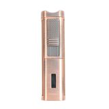 Parmida 3 Torch Pürmüz Sehpalı Gövdesi Deri Bronz Metal Puro Çakmağı - TR9530