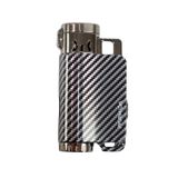 Parmida 3 Torch Pürmüz Siyah Karbon Desenli Puro Çakmağı - TR8976