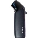 Parmida 3 Torch Pürmüz Siyah Metal Puro Çakmağı - Çok Renkli