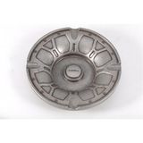 Parmida 4'lü Puro Küllüğü Desenli Metal Gümüş