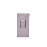 Parmida Çift Torch Pürmüz Fırçalı Gümüş Metal Puro Çakmağı - TR7240