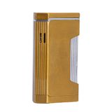 Parmida Çift Torch Pürmüz Gold-Gümüş Metal Puro Çakmağı - TR7899