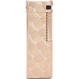 Parmida Gold Düz İşlemeli Soft Flame Metal Çakmak