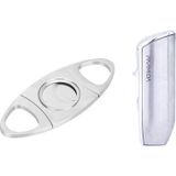 Parmida Gümüş Üç Torch Pürmüz Çakmak Ve Metal Kesici Set