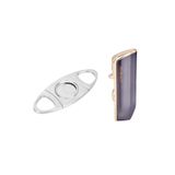 Parmida Gunmetal Üç Torch Çakmak ve Metal Kesici Set