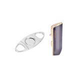 Parmida Gunmetal Üç Torch Pürmüz Çakmak Ve Metal Kesici Set - PRMDPKT1