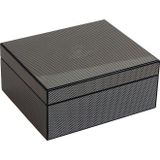 Parmida Humidor/Puro Saklama Kutusu - Karbon Fiber Desen