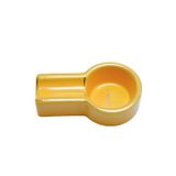 Parmida Sarı Gold Şeritli Tekli Porselen Puro Küllüğü - TR9706