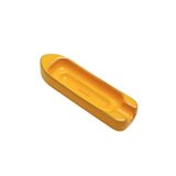 Parmida Sarı Gold Şeritli Tekli Porselen Puro Küllüğü