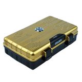 Parmida Seyahat Tipi Gold-Siyah Humidor Puro Kutusu - TR2214