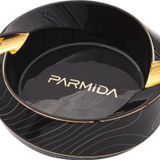 Parmida Siyah İkili Porselen Puro Küllüğü