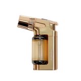 Parmida Tek Torch Pürmüz Gold Masa Tipi Metal Puro Çakmağı - TR9248