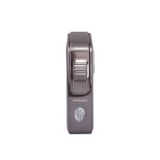 Parmida Tek Torch Pürmüz Gunmetal-Ahşap Desenli Dahili Puro Makaslı Metal Puro Çakmağı - TR7958