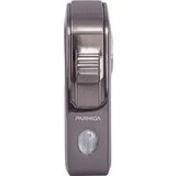 Parmida Tek Torch Pürmüz Gunmetal-Ahşap Desenli Dahili Puro Makaslı Metal Puro Çakmağı