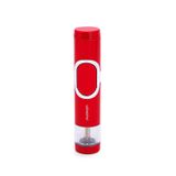 Parmida Tek Torch Pürmüz Kırmızı-Gümüş Metal Puro Çakmağı - TR7229