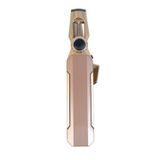 Parmida Tek Torch Pürmüz Oynar Başlıklı Gold Masa Tipi Metal Puro Çakmağı