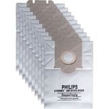Parmis Philips Hygiene FC 9102 FC 9114 Kağıt 10 Adet Uyumlu Süpürge Toz Torba