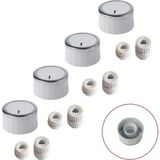 Parmis SÜ0013 ICF 4'lü Ankastre Set Üstü Ocak Düğmesi Takımı