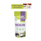 PARMOR Eritritol Kristal 1 kg / Deneme Detoks Kahve hediyeli - Kalorisiz Doğal Tatlandırıcı Toz / Ketojenik & Vegan / Şekersiz Fit Tarifler
