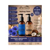 Parnassos Mavi Anemon & Hindistan Cevizi Doğal Masaj Yağı Seti 150 Ml + 150 Ml | Aromaterapi Masaj Yağı | Nemlendirici Çiftli Set